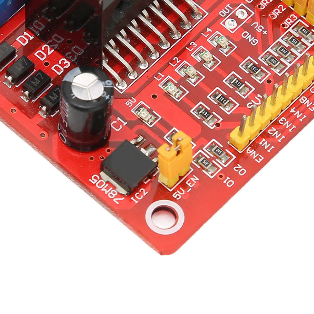 L298N Motor Driver - L298N Schrittmotor-Treibermodul 5V-35V 2A Dual H-Brücke
