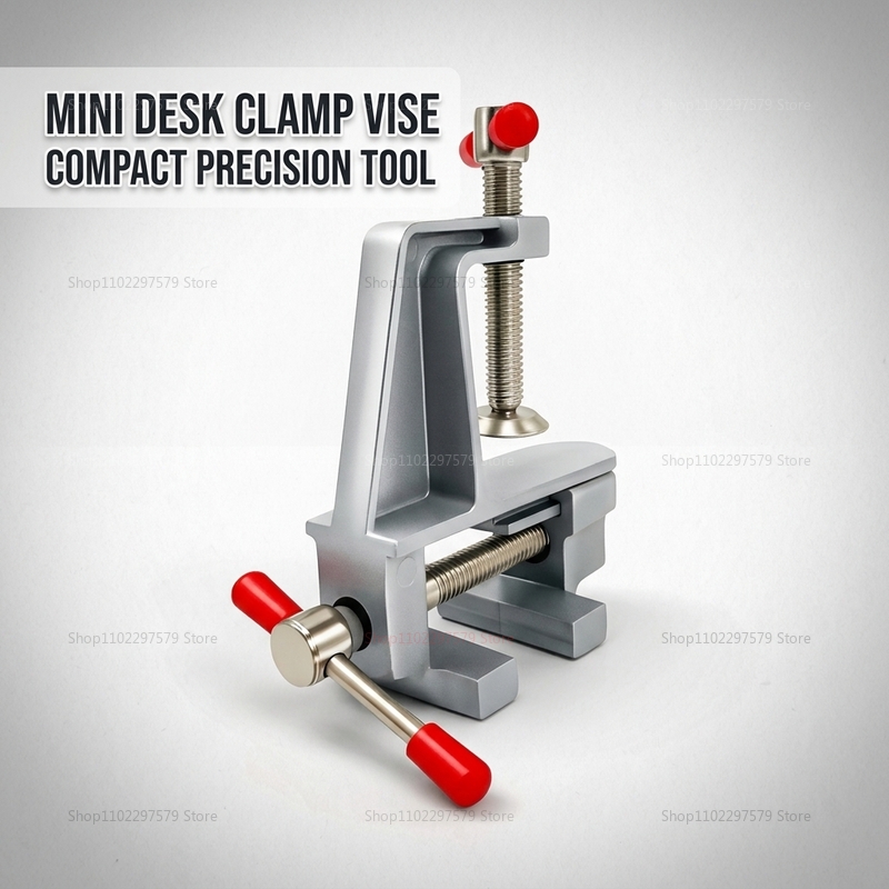 Diy Electronics Workbench - Aluminium Mini-Tischschraubstock für DIY-Bastelarbeiten, Schmuckreparatur, Formenbau,