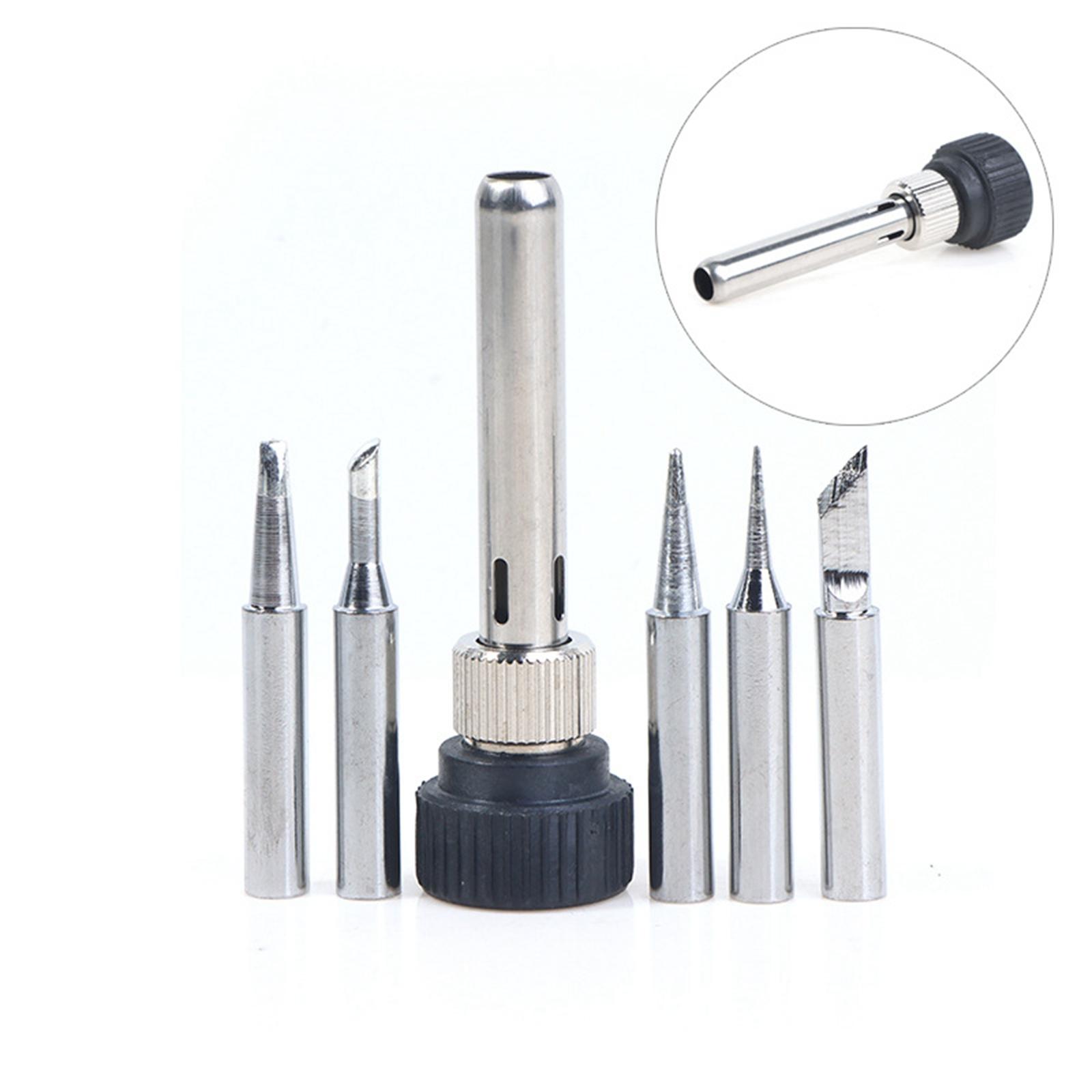 Diy Electronics Set - 5-teiliges Lötkolben-Spitzen-Set, passend für 936-Lötstation, robust,
