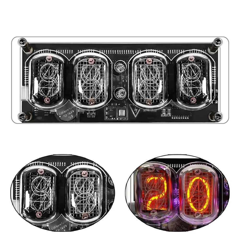 Diy Electronics Gifts - LED-Lampenröhre IN12 Nixie-Uhr Glühröhren-Uhr DIY Retro-Uhr-Modul