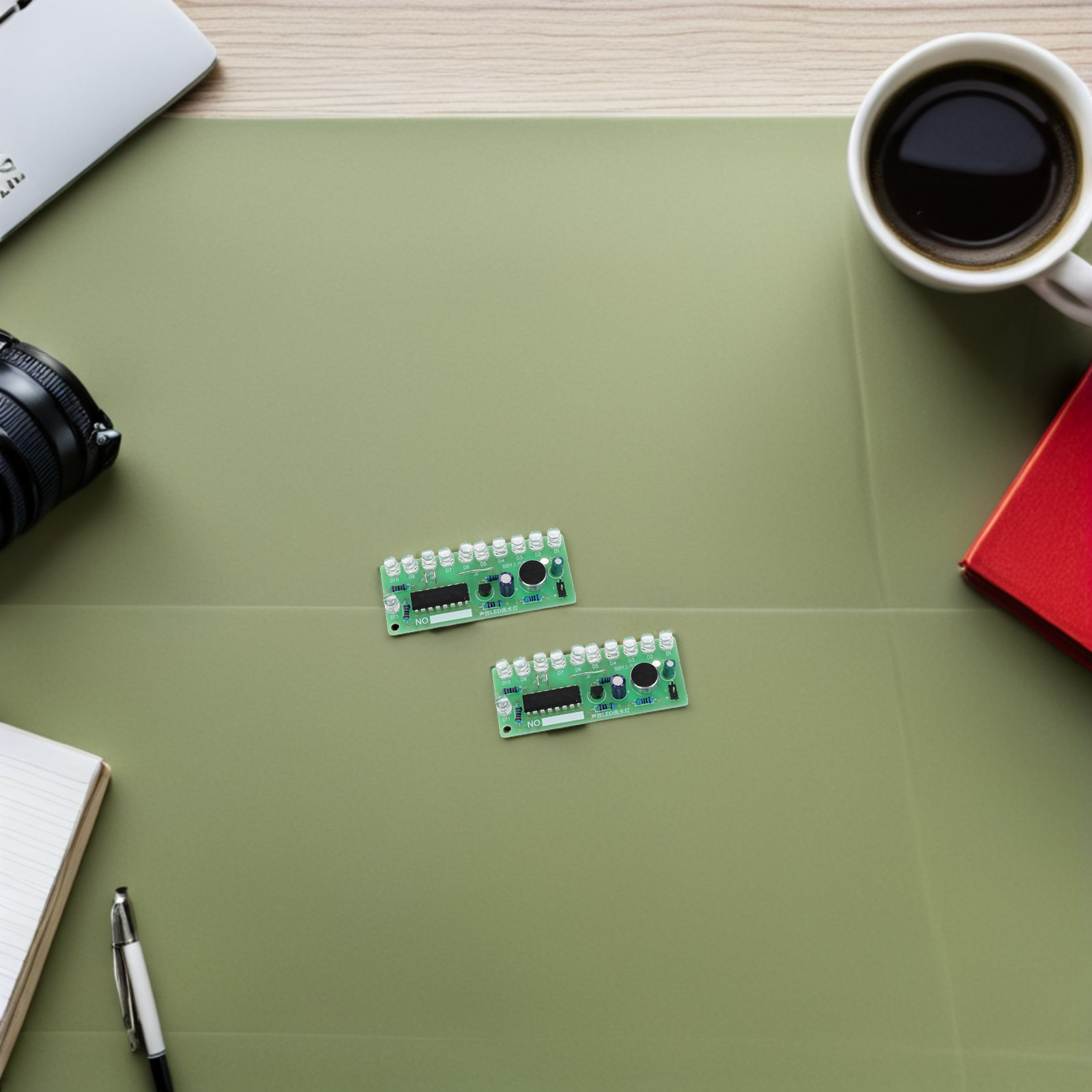 Diy Electronics Projects For Beginners - 2er-Set LED-Fließlicht-Lötset mit Tonsteuerung für Anfänger