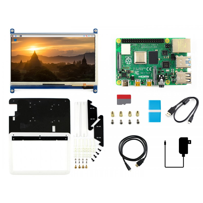 Diy Electronics Case - Raspberry Pi 4 Modell B Display-Kit