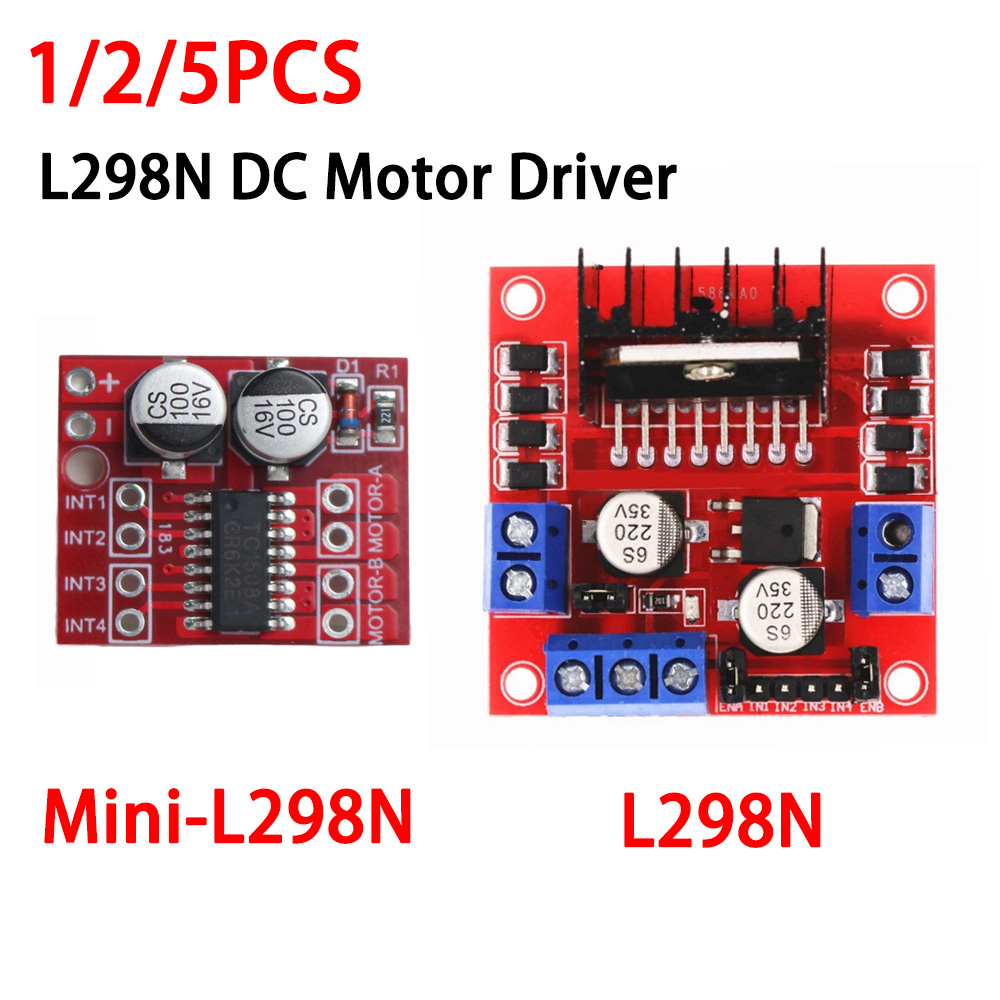 L298N Motor Driver - 1-5 Stück L298N Treiberplatinenmodul Schrittmotor Smart
