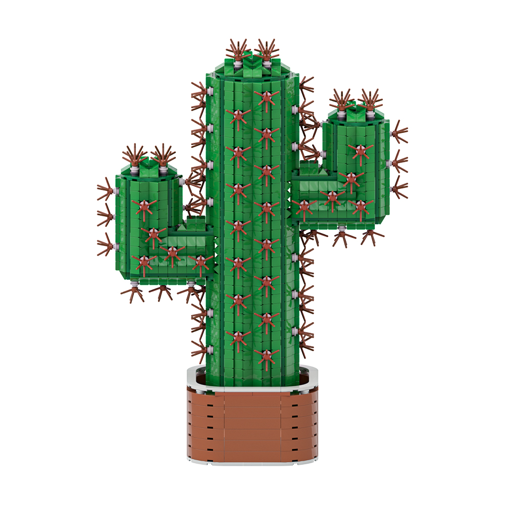 Diy Electronics Gifts - Gobricks MOC Die Riesenkaktus Bausteine Modell
