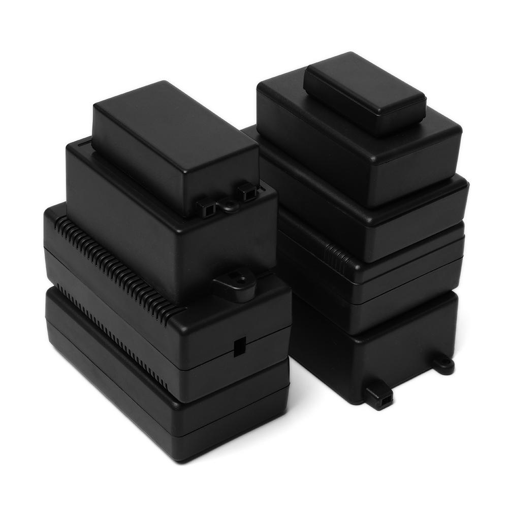 Diy Electronics Case - 1pc schwarz Kunststoff wasserdicht DIY Gehäuse
