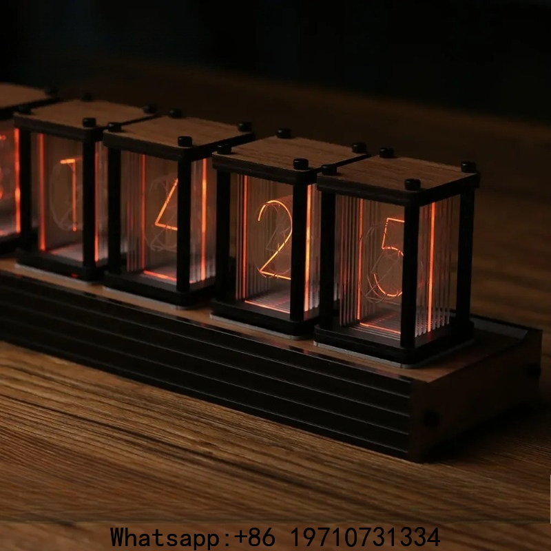 Diy Electronics Ideas - Nixie-Röhren-Uhr DIY Tischuhr LED Elektronische Desktop-Tischuhr