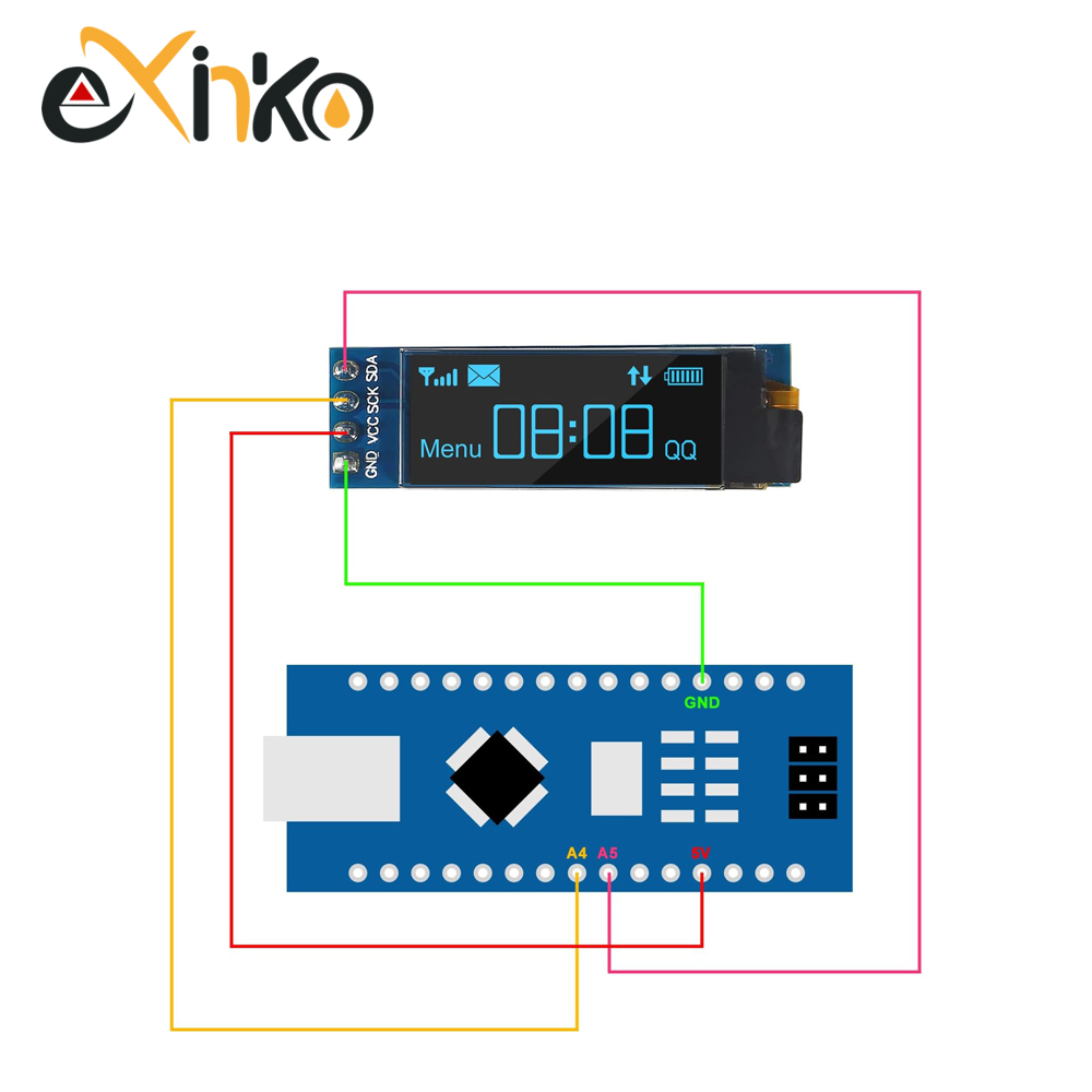 1-10 Stück 0,91 Zoll OLED-Disp – I2C Lcd Display Bewertung und Preis