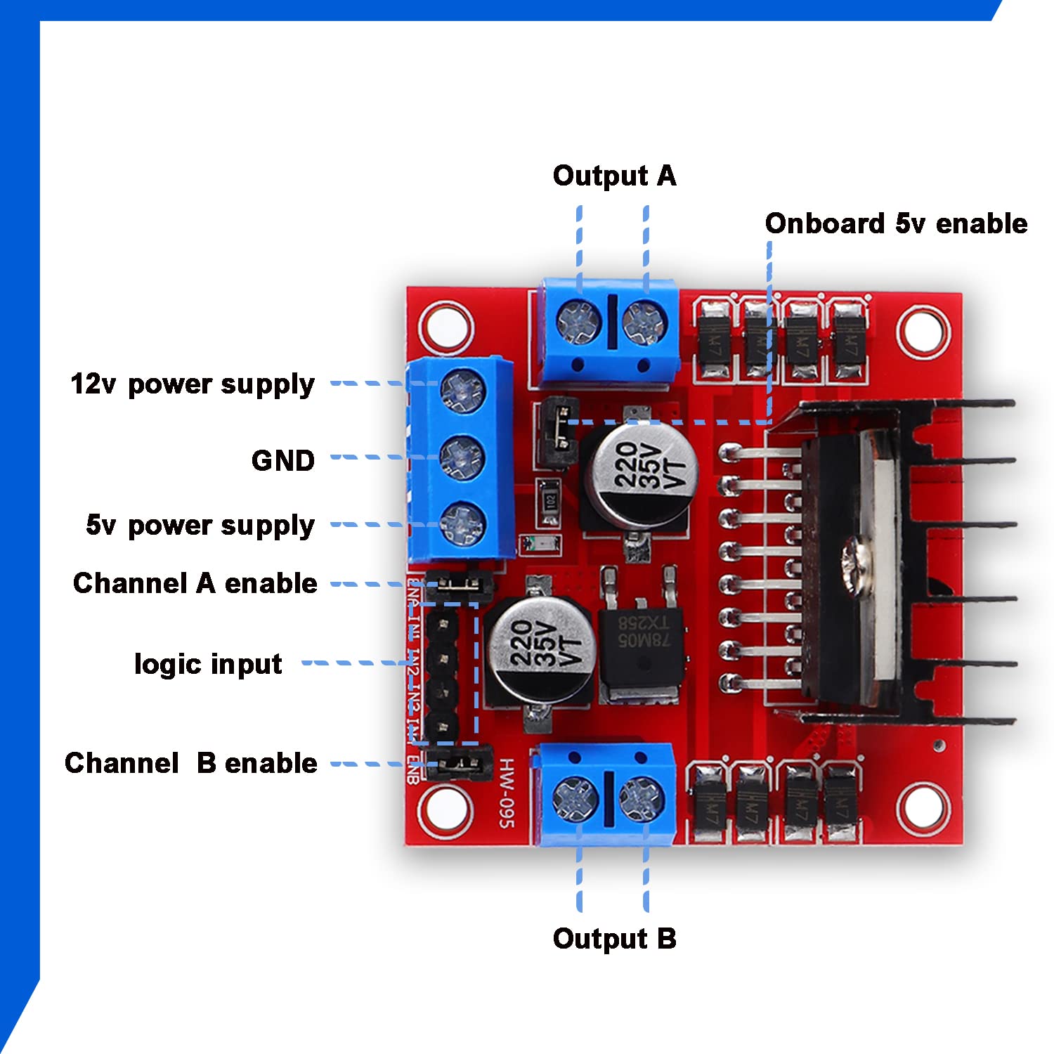 L298N Motor Drive Controller B – L298N Motor Driver Bewertung und Preis