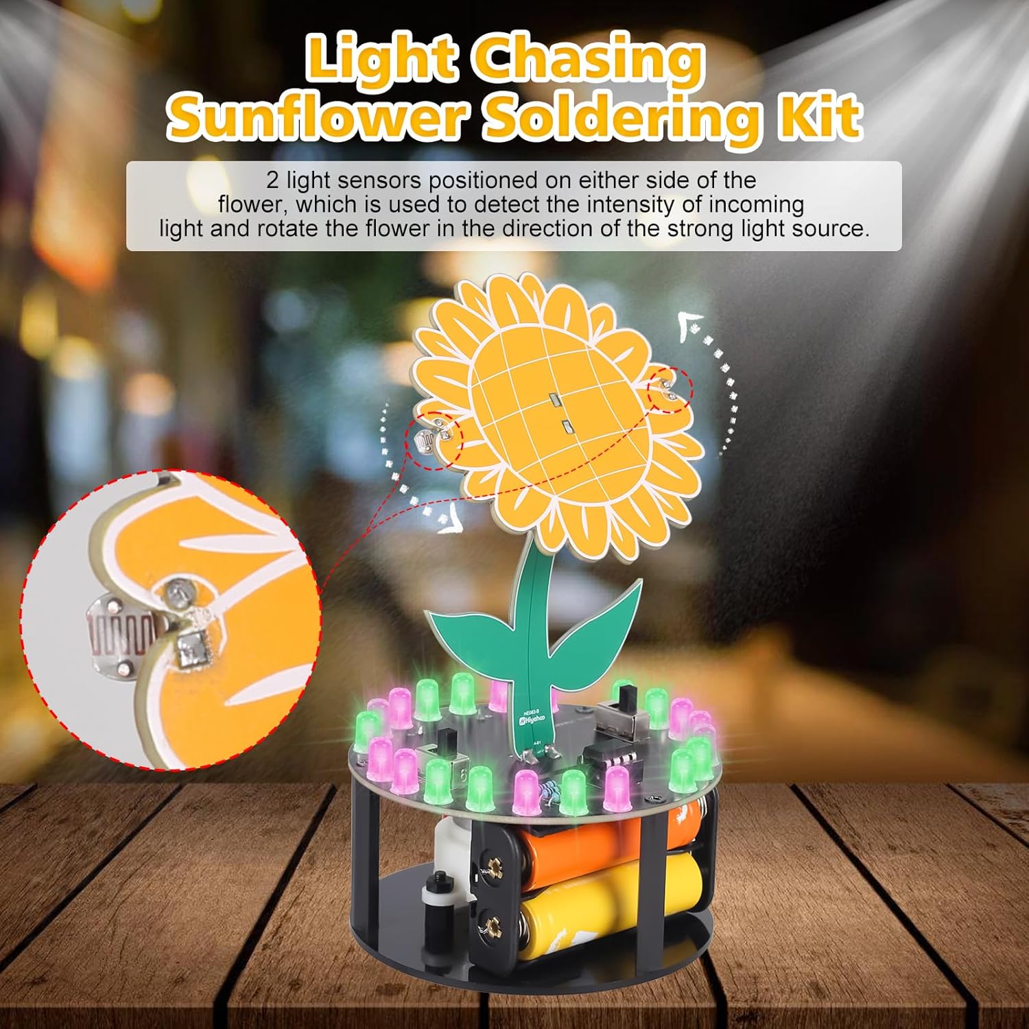 Lichtjagd-Sonnenblumen-Löten-Ü – Diy Electronics For Adults Bewertung und Preis