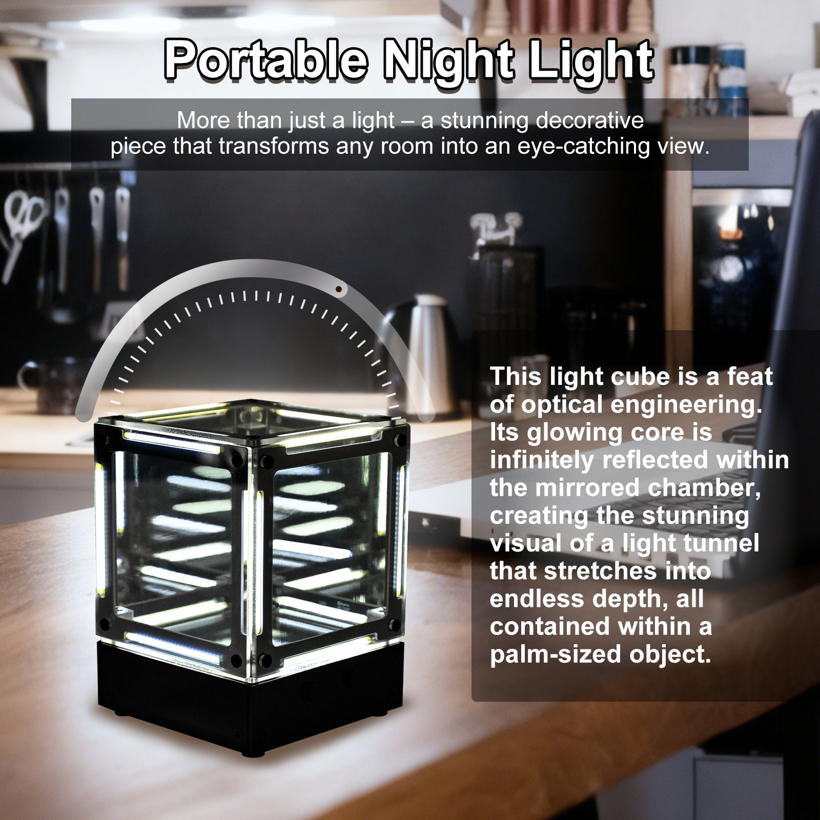 DIY LED Filament Cube Licht Lö – Diy Electronics Desk Bewertung und Preis