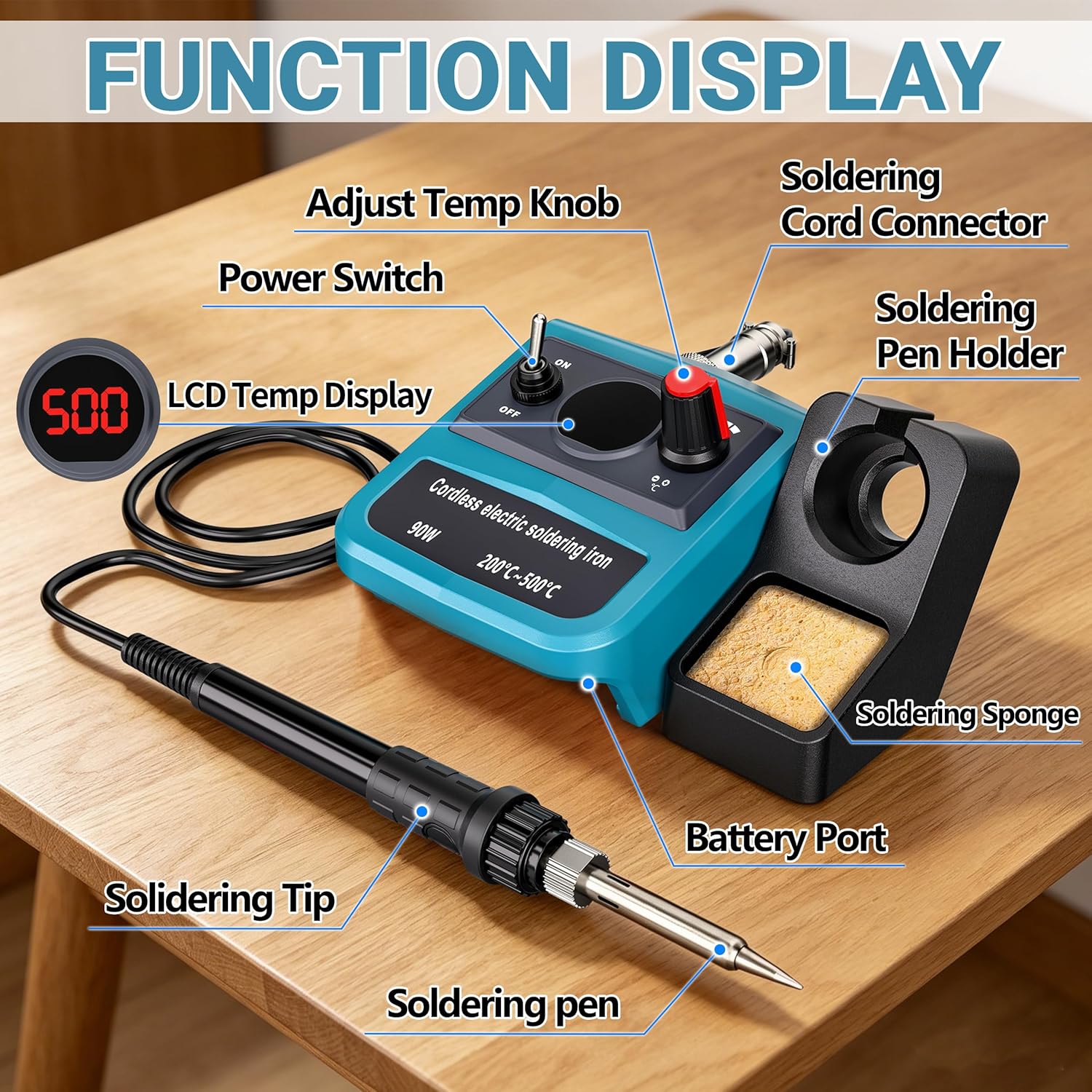 90W LED Digitales Kabelloses L – Diy Electronics Set Bewertung und Preis