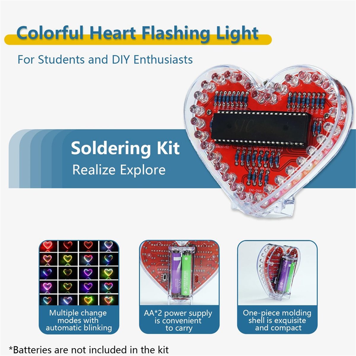 DT262/Lötpraktikum-Set, Herzfö – Diy Electronics Projects For Beginners Bewertung und Preis
