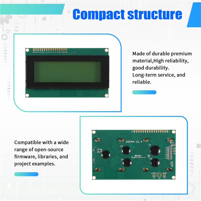 VOLLSTÄNDIGES 10-TEILIGES LCD2 – I2C Lcd Display Bewertung und Preis